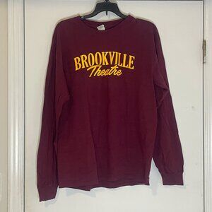 Brookville Theatre Maroom Long-Sleeve